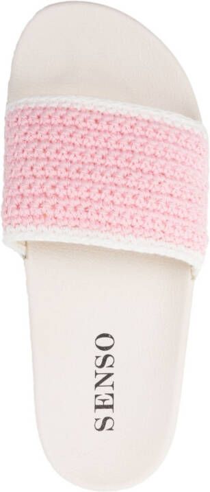 Senso Esme slippers met open neus Roze