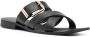 Senso Leren sandalen Zwart - Thumbnail 2