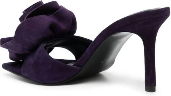 Senso 85 mm Harlow sandalen met bloemenpatch Paars