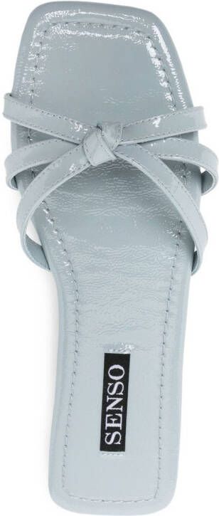 Senso Heir sandalen met geknoopt detail Blauw