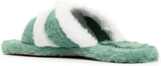 Senso Irah II slippers met kruisbandjes Groen