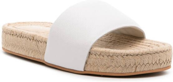 Senso Isobel espadrilles met open neus Wit