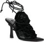 Senso Sandalen met bloemenpatch Zwart - Thumbnail 2