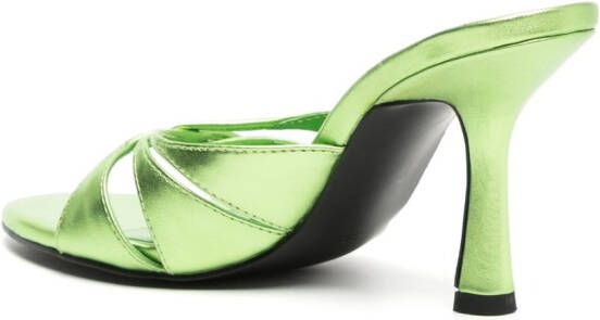 Senso Kashaya sandalen met open teen Groen