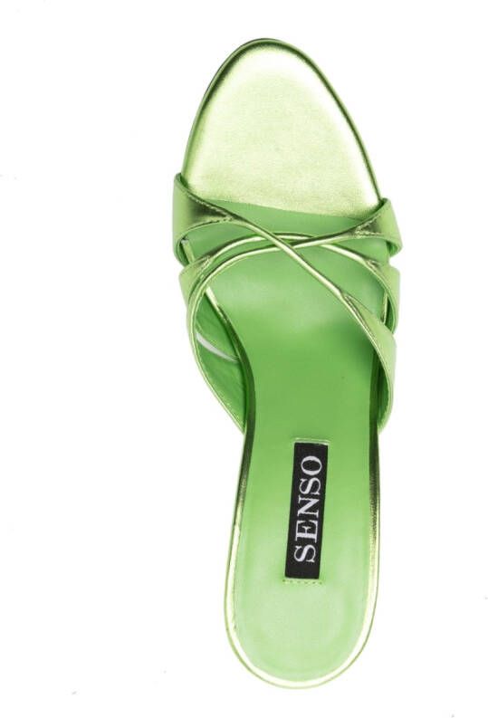 Senso Kashaya sandalen met open teen Groen