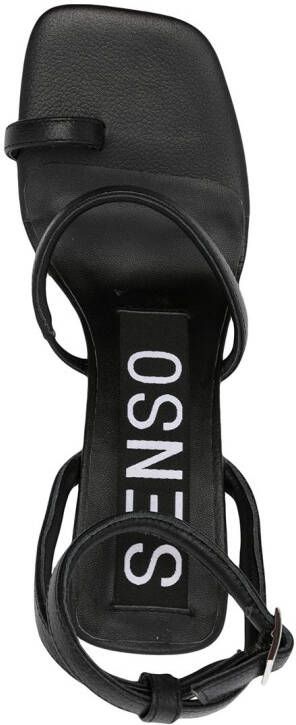 Senso Kendyll II leren sandalen Zwart