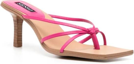 Senso Maria 80mm leren sandalen Roze