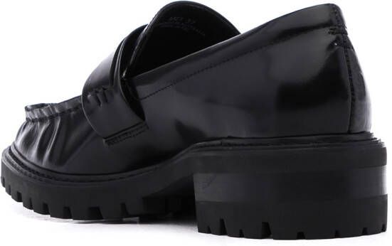 Senso Met I leren loafers Zwart