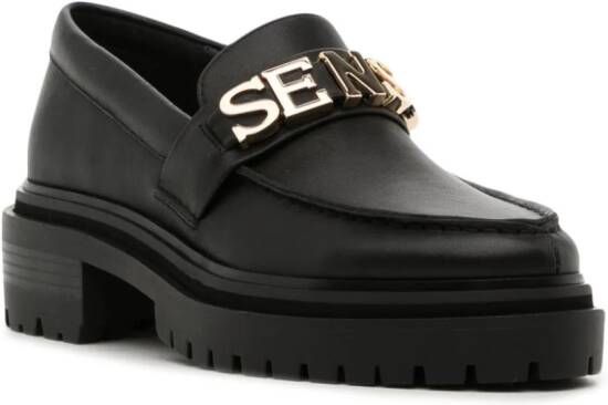 Senso Monty I loafers met logoplakkaat Zwart