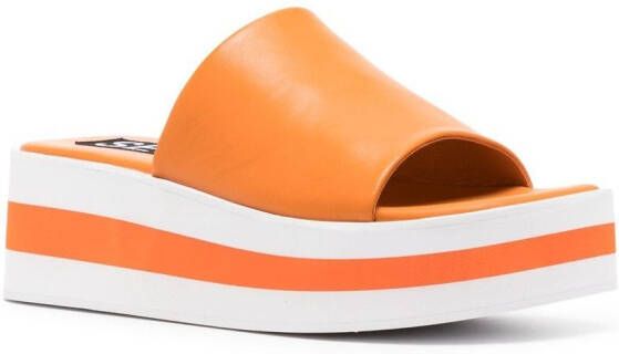 Senso Morgan sandalen met plateauzool Oranje