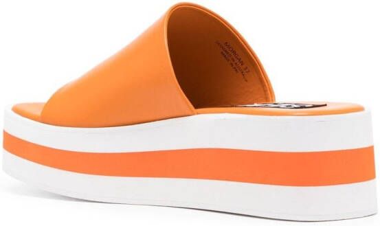 Senso Morgan sandalen met plateauzool Oranje