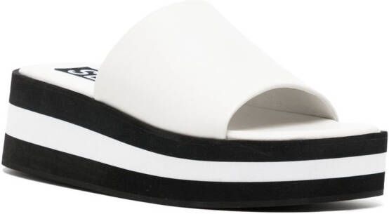 Senso Morgan sandalen met plateauzool Wit