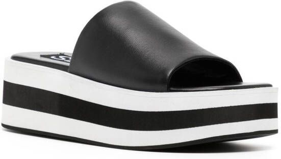 Senso Morgan sandalen met plateauzool Zwart