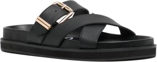 Senso Nia I leren sandalen Zwart