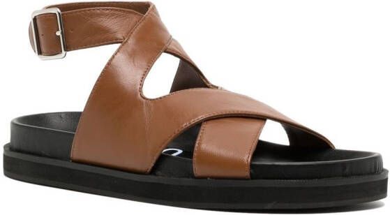 Senso Noah sandalen met open neus Bruin