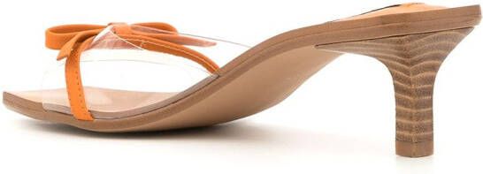 Senso Nori sandalen met strik Oranje