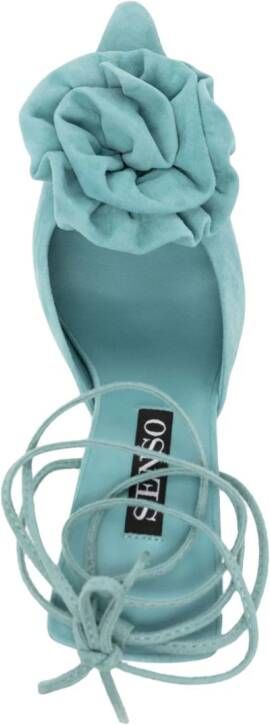 Senso Olie suède sandalen Blauw