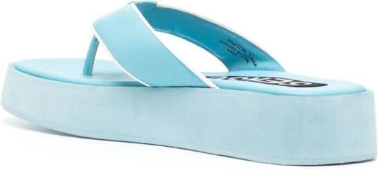 Senso Paxton teenslippers met plateauzool Blauw