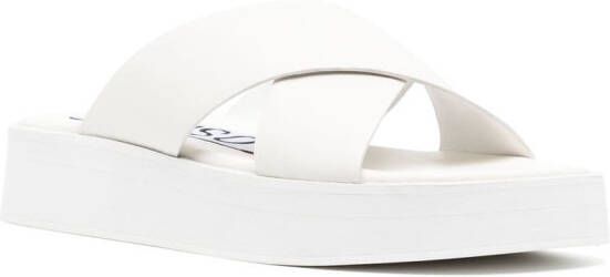 Senso Pippi II sandalen met plateauzool Wit