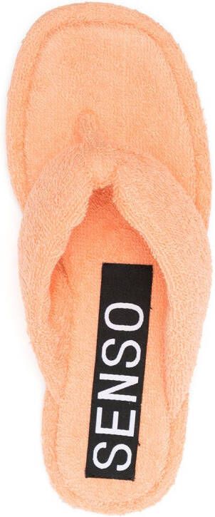 Senso Sandalen van badstof Oranje