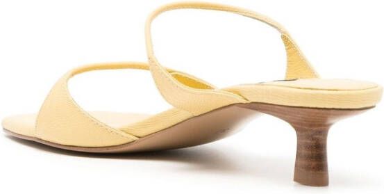 Senso Taylah leren sandalen Geel