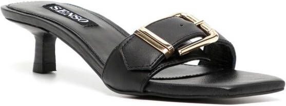 Senso Tommie leren sandalen Zwart