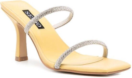 Senso Umber I sandalen met open neus Zilver