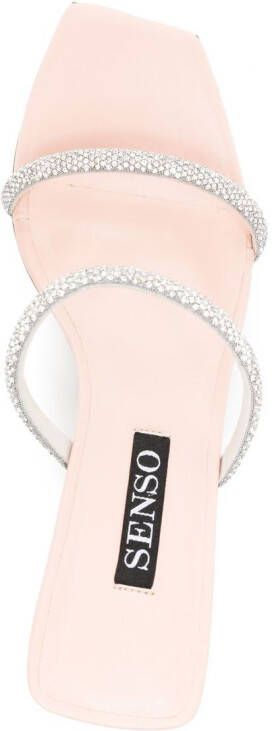 Senso Umber II sandalen met vierkante neus Zilver