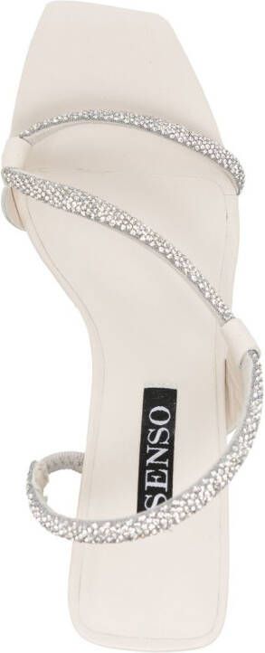 Senso Umee sandalen met open teen Zilver