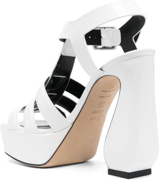 Sergio Rossi Leren sandalen Wit