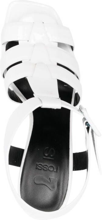 Sergio Rossi Leren sandalen Wit