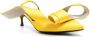 Sergio Rossi 50 mm Marquise leren sandalen Geel - Thumbnail 2
