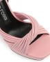 Sergio Rossi Akida crossbodytas met reliëf Roze - Thumbnail 5