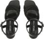 Sergio Rossi Akida leren sandalen Zwart - Thumbnail 4
