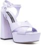 Sergio Rossi Alicia sandalen met platform Paars - Thumbnail 2