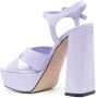 Sergio Rossi Alicia sandalen met platform Paars - Thumbnail 3