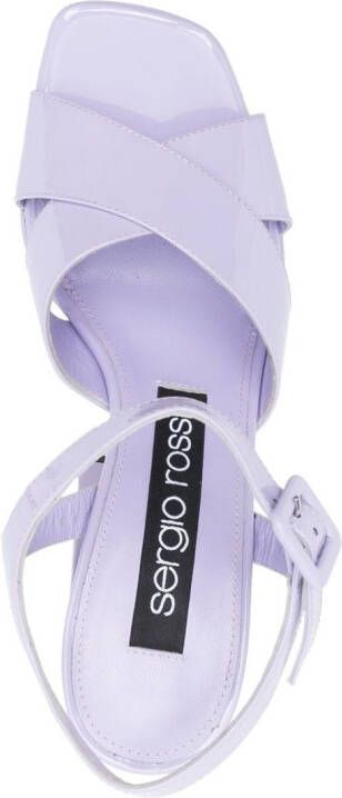 Sergio Rossi Alicia sandalen met platform Paars