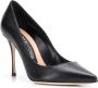 Sergio Rossi Godiva 90 mm pumps met slangenleer-effect Zwart - Thumbnail 2