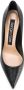 Sergio Rossi Godiva 90 mm pumps met slangenleer-effect Zwart - Thumbnail 4