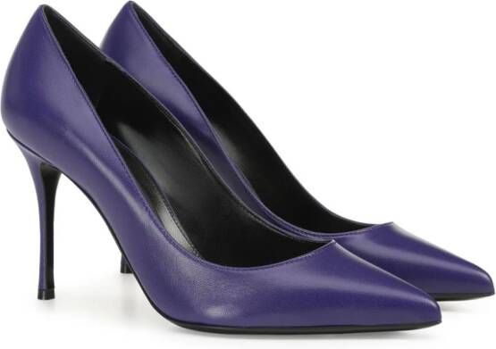 Sergio Rossi Godiva 90 mm leren pumps Paars