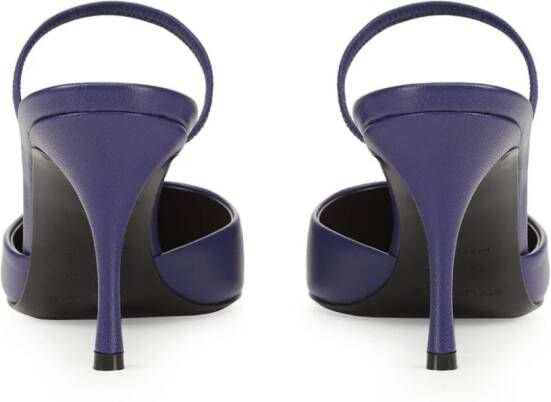 Sergio Rossi Godiva leren pumps Paars