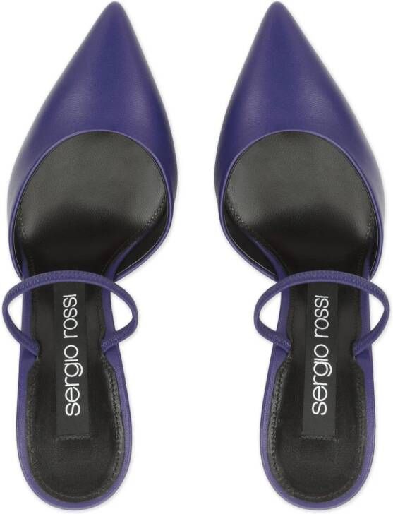 Sergio Rossi Godiva leren pumps Paars