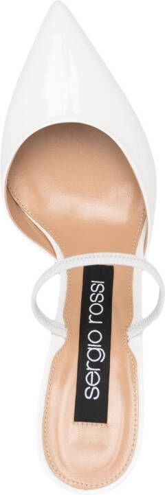 Sergio Rossi Godiva leren pumps Wit