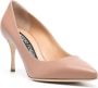 Sergio Rossi Godiva pumps met puntige neus Beige - Thumbnail 2