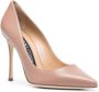 Sergio Rossi Godiva pumps met puntige neus Beige - Thumbnail 2