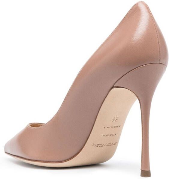 Sergio Rossi Godiva pumps met puntige neus Beige