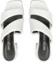 Sergio Rossi Leren sandalen Wit - Thumbnail 4