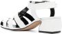 Sergio Rossi Leren sandalen Wit - Thumbnail 3