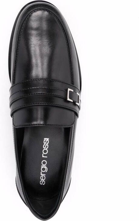 Sergio Rossi Loafers met gesp Zwart