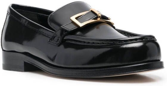 Sergio Rossi Loafers met gesp Zwart